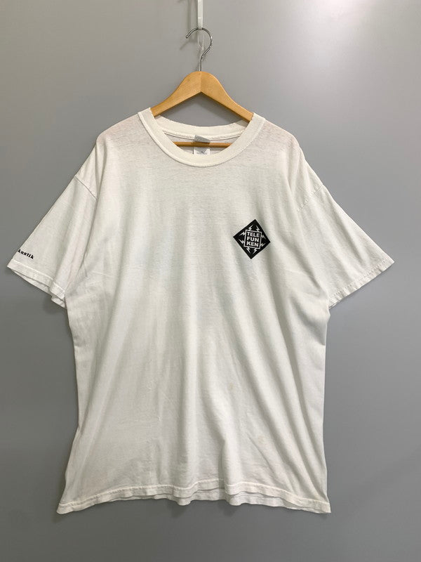 【現状渡し品】【メンズ】 TELEFUNKEN テレファンクン 90's S/S TEE 90年代 ショートスリーブ Tシャツ 半袖Tシャツ トップス 146-260821-yn-05-min サイズ：XL カラー：ホワイト 万代Net店