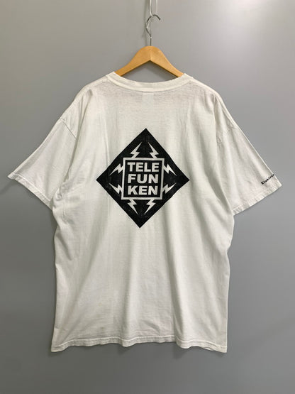 【現状渡し品】【メンズ】 TELEFUNKEN テレファンクン 90's S/S TEE 90年代 ショートスリーブ Tシャツ 半袖Tシャツ トップス 146-260821-yn-05-min サイズ：XL カラー：ホワイト 万代Net店