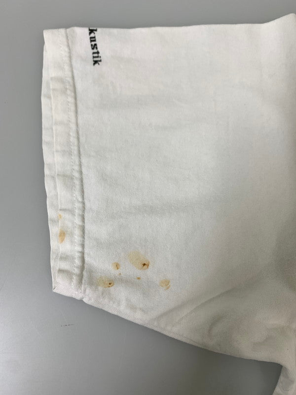【現状渡し品】【メンズ】 TELEFUNKEN テレファンクン 90's S/S TEE 90年代 ショートスリーブ Tシャツ 半袖Tシャツ トップス 146-260821-yn-05-min サイズ：XL カラー：ホワイト 万代Net店