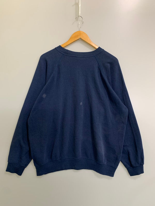 【中古品】【メンズ】 USED ユーズド 70's NATIONAL PANHELLENIC CONFERENCE SWEATSHIRT ロゴ スウェットシャツ トレーナー トップス 146-260821-yn-10-min カラー：ネイビー 万代Net店