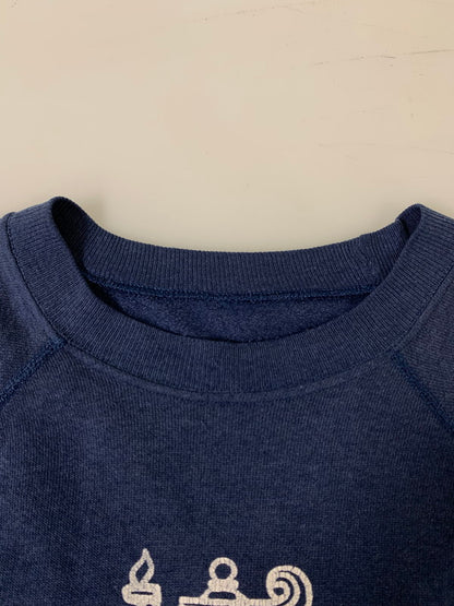 【中古品】【メンズ】 USED ユーズド 70's NATIONAL PANHELLENIC CONFERENCE SWEATSHIRT ロゴ スウェットシャツ トレーナー トップス 146-260821-yn-10-min カラー：ネイビー 万代Net店