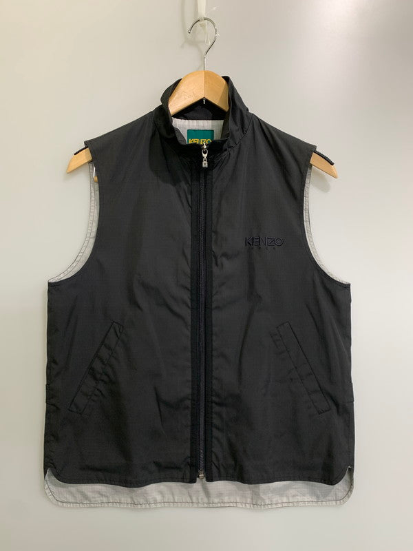 【中古品】【メンズ】 KENZO ケンゾー GOLF VEST ゴルフ ベスト トップス 141-260821-yn-32-min サイズ：1 カラー：ブラック 万代Net店