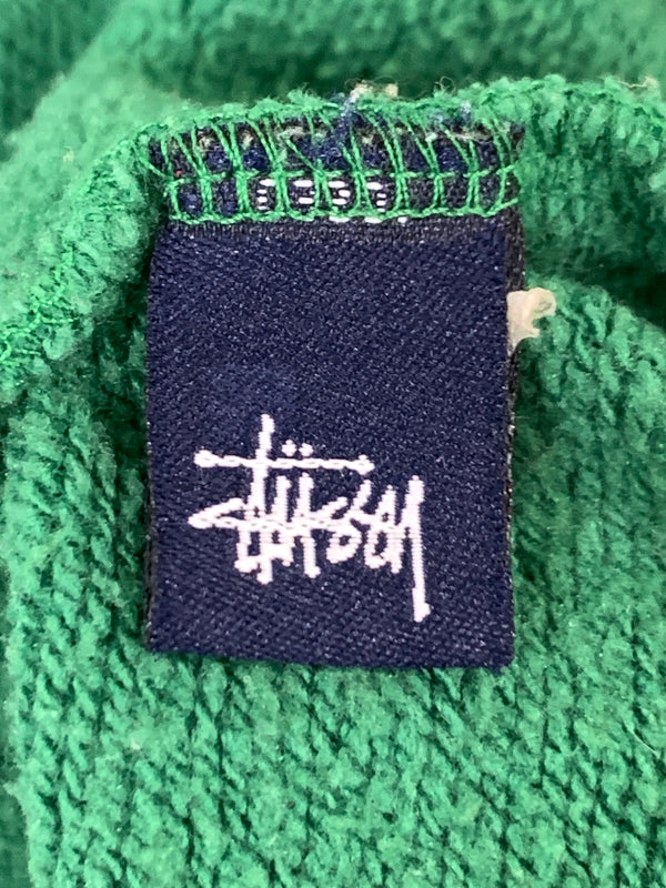 【中古品】【メンズ】 OLD STUSSY オールド ステューシー 90S BIG LOGO SWEATSHIRT 90年代 ビッグ ロゴ スウェットシャツ トレーナー メンズ 長袖 トップス 146-260820-em-13-min カラー：グリーン 万代Net店