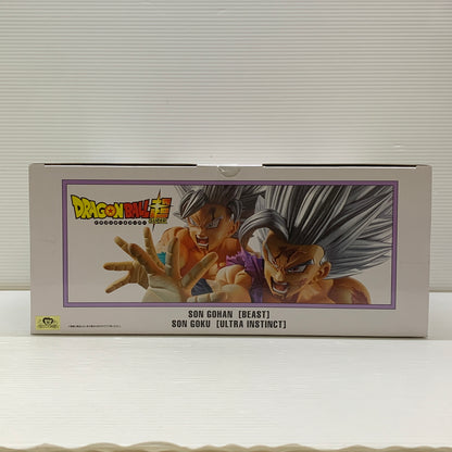 【中古品】 ドラゴンボール ドラゴンボール超 孫悟空 身勝手の極意＆孫悟飯 ビースト 最強の親子かめはめ波 MASTERLISE -OUTSIDE- フィギュア バンダイ 050-260824-em-15-min 万代Net店