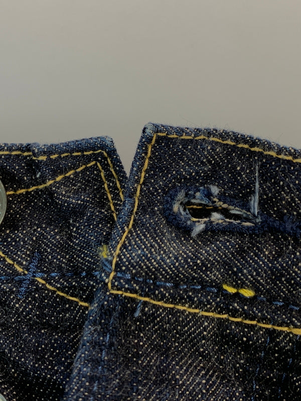 【中古品】【メンズ】 EVISU YAMAME エヴィス ヤマネ パンダロゴ DENIM PANT デニム パンツ ボトムス ジーパン 156-260822-hu-32-min サイズ：36×33 カラー：インディゴ 万代Net店