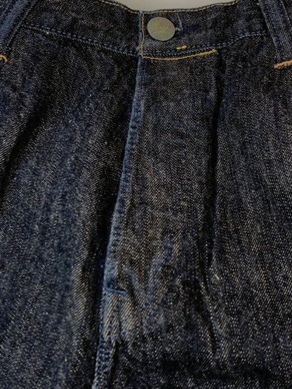 【中古品】【メンズ】 EVISU YAMAME エヴィス ヤマネ パンダロゴ DENIM PANT デニム パンツ ボトムス ジーパン 156-260822-hu-32-min サイズ：36×33 カラー：インディゴ 万代Net店