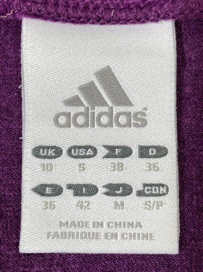 【中古品】【メンズ】 ADIDAS アディダス ベロア トラックジャケット JD1036 万国旗 メンズ トップス ジャージ 長袖 146-260820-em-17-min サイズ：M カラー：パープル/ライトオレンジ 万代Net店