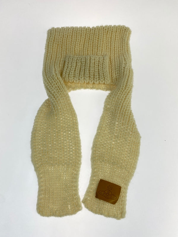 【中古品】【レディース】 VIVIENNE WESTWOOD ヴィヴィアンウエストウッド ウッドキャットイヤー ニット帽 帽子 185-260821-hu-34-min カラー：クリーム色系 万代Net店