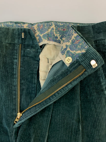 【中古品】【メンズ】 EDDIE BAUER エディー バウアー 80'S コーデュロイパンツ 80年代 ヴィンテージ ボトムス 157-260822-hu-33-min サイズ：32×30 カラー：グリーン 万代Net店