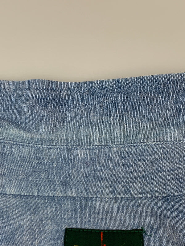【中古品】【メンズ】 J.CREW ジェイクルー 90'S シャンブレーシャツ 90年代 ロングスリーブ 長袖 シャツ ヴィンテージ 146-260822-hu-24-min サイズ：M カラー：ブルー 万代Net店