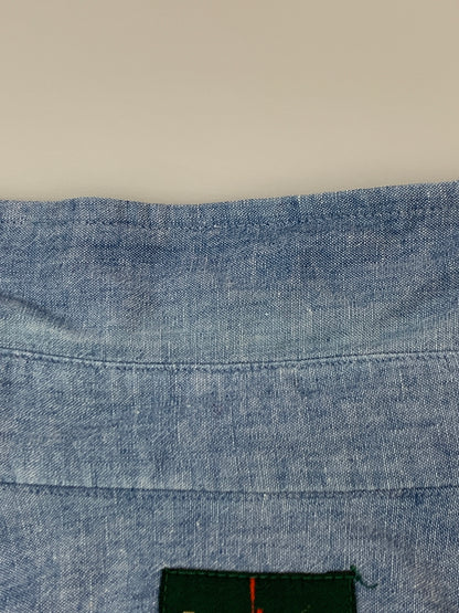 【中古品】【メンズ】 J.CREW ジェイクルー 90'S シャンブレーシャツ 90年代 ロングスリーブ 長袖 シャツ ヴィンテージ 146-260822-hu-24-min サイズ：M カラー：ブルー 万代Net店