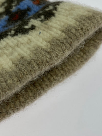 【中古品】【メンズ】 SUPREME シュプリーム TASSEL BEANIE タッセル ビーニー ニット帽 帽子 185-260821-hu-35-min カラー：ベージュ/ホワイト 万代Net店