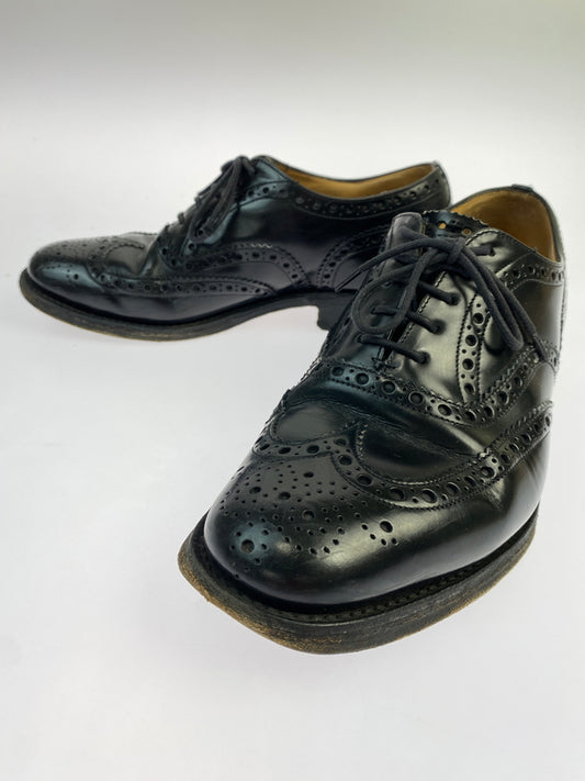 【中古品】【メンズ】 CHURCH'S チャーチ BURWOOD バーウッド ウィングチップシューズ 靴 164-260819-jt-30-min サイズ：サイズ不明 下記参照 カラー：ブラック 万代Net店