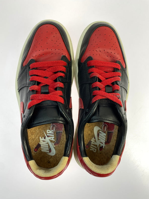 【中古品】【レディース】 NIKE ナイキ WOMEN'S AIR JORDAN 1 ELEVATE LOW BRED DQ1823-006 ウィメンズ エアジョーダン1 エレベート ロー ブレッド レディース スニーカー シューズ 靴 166-260820-em-27-min サイズ：23.5cm カラー：ブラック/レッド 万代Net店