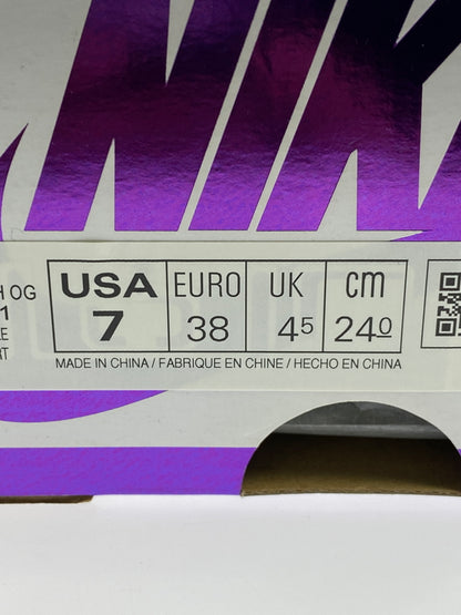 【中古品】【レディース】 NIKE ナイキ WOMEN'S AIR JORDAN 1 HIGH OG COURT PURPLE CD0461-151 ウィメンズ エアジョーダン1 ハイ OG コートパープル 166-260820-em-28-min サイズ：24.0cm カラー：WHITE/COURT PURPLE 万代Net店