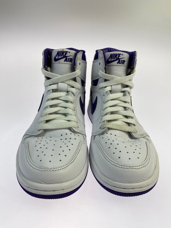 【中古品】【レディース】 NIKE ナイキ WOMEN'S AIR JORDAN 1 HIGH OG COURT PURPLE CD0461-151 ウィメンズ エアジョーダン1 ハイ OG コートパープル 166-260820-em-28-min サイズ：24.0cm カラー：WHITE/COURT PURPLE 万代Net店