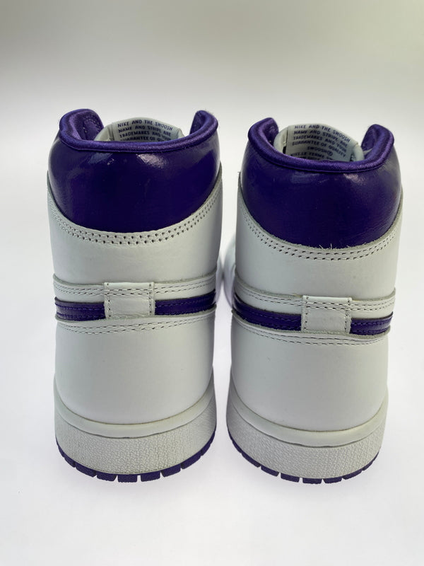 【中古品】【レディース】 NIKE ナイキ WOMEN'S AIR JORDAN 1 HIGH OG COURT PURPLE CD0461-151 ウィメンズ エアジョーダン1 ハイ OG コートパープル 166-260820-em-28-min サイズ：24.0cm カラー：WHITE/COURT PURPLE 万代Net店