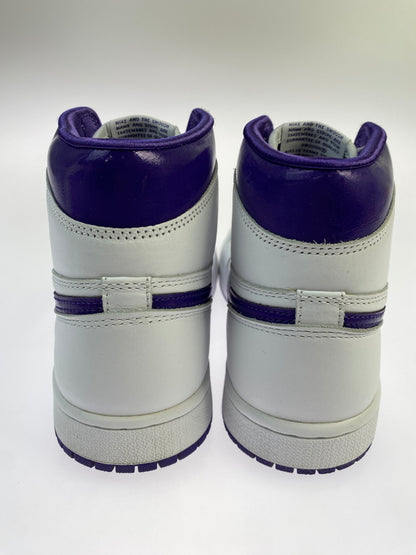 【中古品】【レディース】 NIKE ナイキ WOMEN'S AIR JORDAN 1 HIGH OG COURT PURPLE CD0461-151 ウィメンズ エアジョーダン1 ハイ OG コートパープル 166-260820-em-28-min サイズ：24.0cm カラー：WHITE/COURT PURPLE 万代Net店