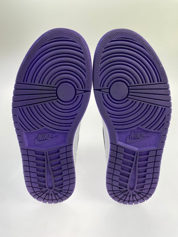 【中古品】【レディース】 NIKE ナイキ WOMEN'S AIR JORDAN 1 HIGH OG COURT PURPLE CD0461-151 ウィメンズ エアジョーダン1 ハイ OG コートパープル 166-260820-em-28-min サイズ：24.0cm カラー：WHITE/COURT PURPLE 万代Net店