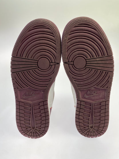 【中古品】【レディース】 NIKE ナイキ AIR JORDAN 1 HIGH OG BORDEAUX 575441-611 GS エアジョーダン1 ハイ OG ボルドー レディース スニーカー 靴 シューズ 166-260820-em-26-min サイズ：24.5cm カラー：ボルドー/ホワイト/シルバー 万代Net店