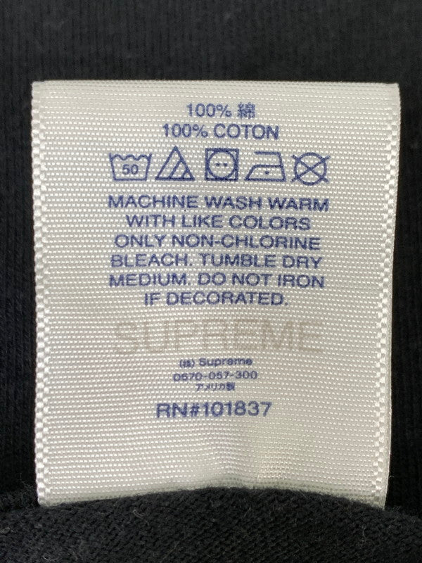 【中古品】【メンズ】 SUPREME シュプリーム 21AW STACK S/S TEE ショートスリーブTシャツ 半袖Tシャツ トップス 149-260821-yn-33-min サイズ：S カラー：ブラック 万代Net店
