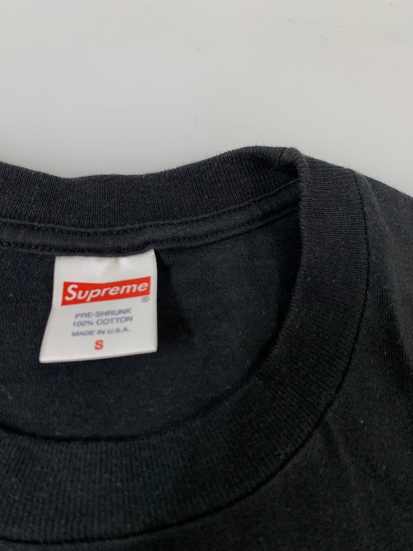 【中古品】【メンズ】 SUPREME シュプリーム 21AW STACK S/S TEE ショートスリーブTシャツ 半袖Tシャツ トップス 149-260821-yn-33-min サイズ：S カラー：ブラック 万代Net店