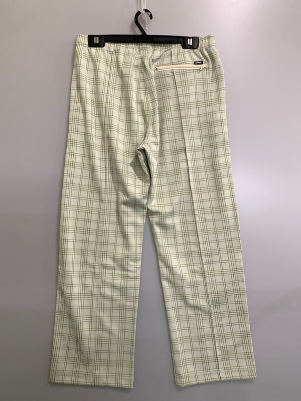 【中古品】【メンズ】 SCHOTT ショット PATTENED JERSEY TRACK PANTS 23SS パターン ジャージ トラックパンツ メンズ ボトムス 156-260820-em-03-min サイズ：XL カラー：ライトグリーン系 万代Net店