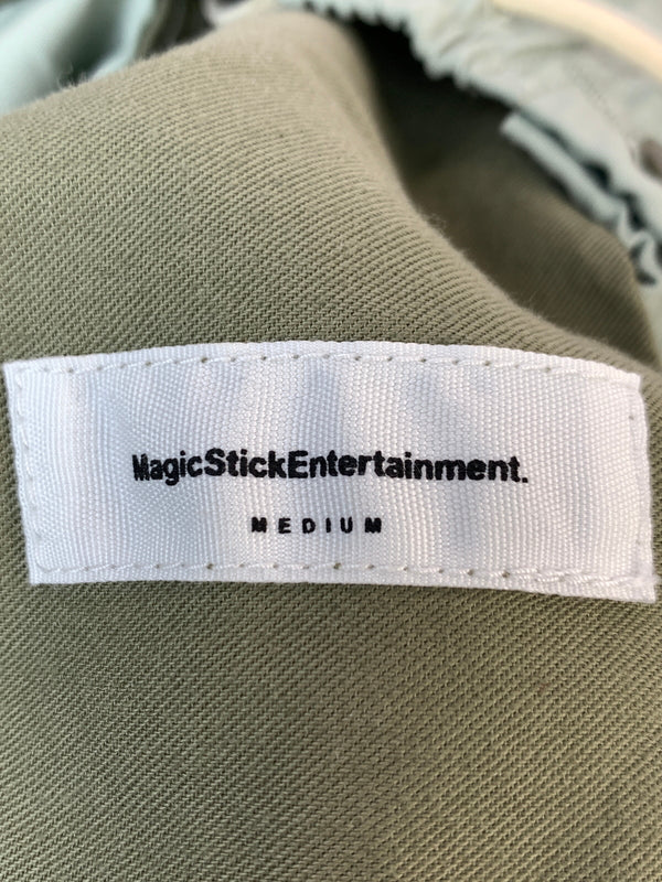 【中古品】【メンズ】 MAGIC STICK ENTERTAINMENT マジックスティック エンターテイメント EASY PANTS イージーパンツ ボトムス 153-260822-hu-34-min サイズ：M カラー：ライトグリーン 万代Net店