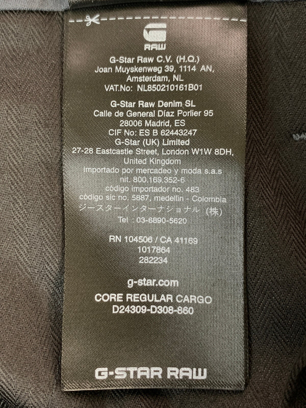 【中古品】【メンズ】 G-STAR RAW ジースター ロゥ CORE REGULAR CARGO PANTS コア レギュラー カーゴ パンツ D24309-D308-860 ボトムス 152-260822-hu-35-min サイズ：36/30 カラー：グレー系 万代Net店