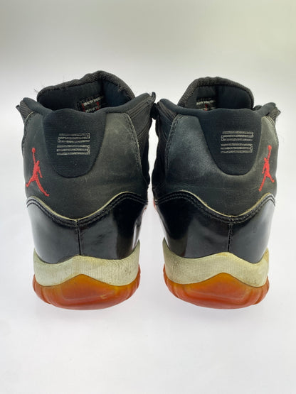 【中古品】【メンズ】 NIKE ナイキ AIR JORDAN 11 OG PLAYOFFS (1995) 130245 062 00 エアジョーダン11 OG プレーオフ メンズ スニーカー シューズ 靴 160-260820-em-32-min サイズ：26.5cm カラー：ブラック 万代Net店