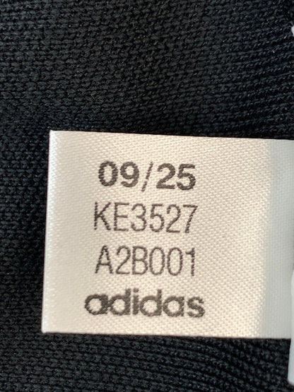 【中古品】【メンズ】 ADIDAS アディダス BLACK CLASIC TRACKTOP ブラック クラシック トラックトップ KE3527 ジャージ トップス 148-260822-hu-38-min サイズ：L カラー：ブラック/ホワイト 万代Net店