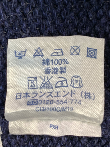 【中古品】【メンズ】 LAND'S END ランズエンド 星条旗ニット トップス セーター 146-260822-hu-37-min サイズ：L カラー：ネイビー 万代Net店
