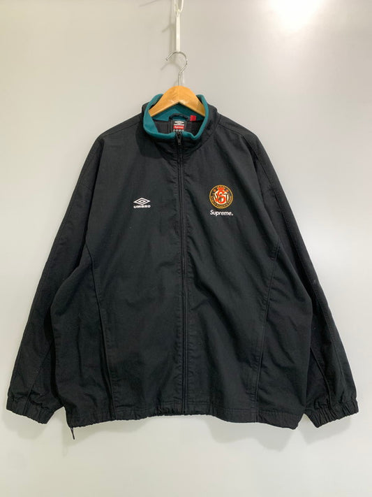 【中古品】【メンズ】 SUPREME シュプリーム UMBRO 23AW COTTON RIPSTOP TRACK JACKET アンブロ コットン リップストップ トラックジャケット アウター 149-260821-yn-08-min サイズ：XXL カラー：ブラック 万代Net店