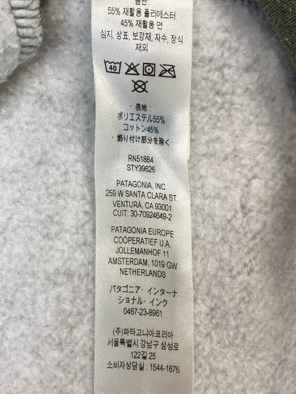 【中古品】【メンズ】 PATAGONIA パタゴニア PRINT SWEATSHIRT プリント スウェット シャツ 39626FA23 トレーナー トップス 144-260922-hu-33-min サイズ：L カラー：カーキグリーン（色あせ） 万代Net店