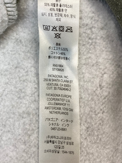 【中古品】【メンズ】 PATAGONIA パタゴニア PRINT SWEATSHIRT プリント スウェット シャツ 39626FA23 トレーナー トップス 144-260922-hu-33-min サイズ：L カラー：カーキグリーン（色あせ） 万代Net店