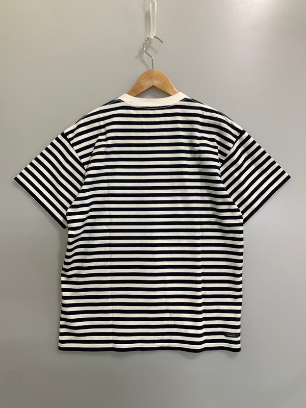 【中古品】【メンズ】 SOPHNET ソフネット AUTHENTIC SCORPION BORDER TEE SOPH-202083 オーセンティック スコーピオン ボーダー Tシャツ 半袖Tシャツ トップス 142-260821-yn-29-min サイズ：M カラー：ネイビー/ホワイト 万代Net店