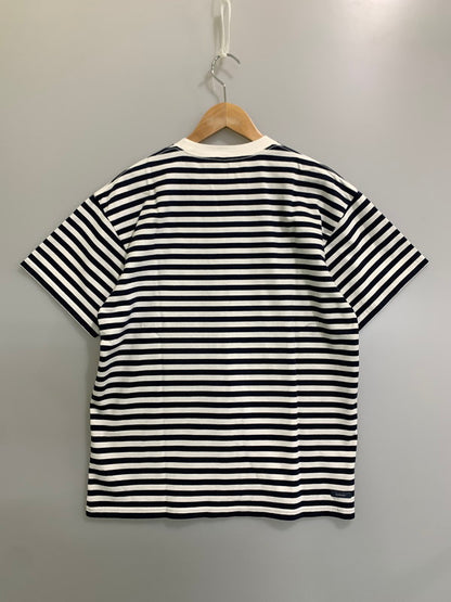 【中古品】【メンズ】 SOPHNET ソフネット AUTHENTIC SCORPION BORDER TEE SOPH-202083 オーセンティック スコーピオン ボーダー Tシャツ 半袖Tシャツ トップス 142-260821-yn-29-min サイズ：M カラー：ネイビー/ホワイト 万代Net店