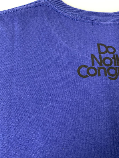 【中古品】【メンズ】 DO NOTHING CONGRESS ドゥー・ナッシング・コングレス LA BEAUTE EST DANS LARUE TEE メンズ 半袖 Tシャツ トップス 五月革命 142-260820-em-08-min カラー：ダークブルー 万代Net店