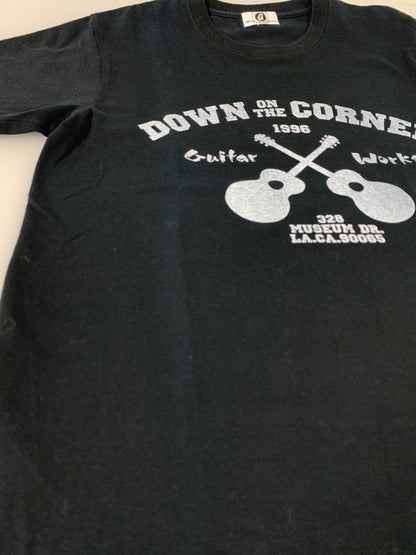 【中古品】【メンズ】 GOODENOUGH グッドイナフ DOWN ON THE CORNER TEE ショートスリーブTシャツ 半袖Tシャツ トップス 142-260821-yn-31-min サイズ：M カラー：ブラック 万代Net店