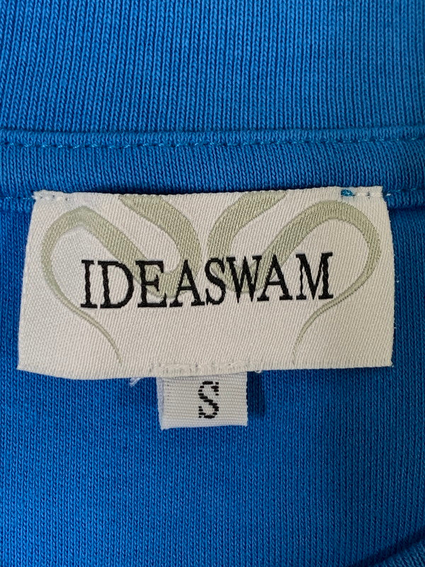 【中古品】【レディース】 IDEASWAM イデアスワム OUROBOROS LOGO TEE ウロボロス ロゴ Tシャツ 半袖Tシャツ トップス 170-260821-yn-09-min サイズ：S カラー：ブルー 万代Net店