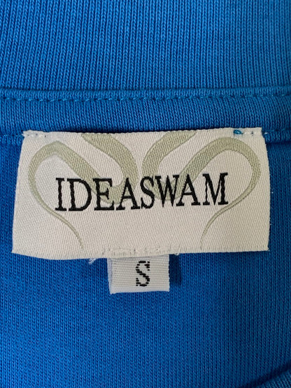 【中古品】【レディース】 IDEASWAM イデアスワム OUROBOROS LOGO TEE ウロボロス ロゴ Tシャツ 半袖Tシャツ トップス 170-260821-yn-09-min サイズ：S カラー：ブルー 万代Net店