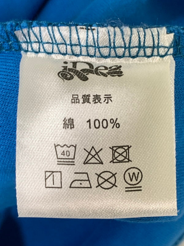 【中古品】【レディース】 IDEASWAM イデアスワム OUROBOROS LOGO TEE ウロボロス ロゴ Tシャツ 半袖Tシャツ トップス 170-260821-yn-09-min サイズ：S カラー：ブルー 万代Net店