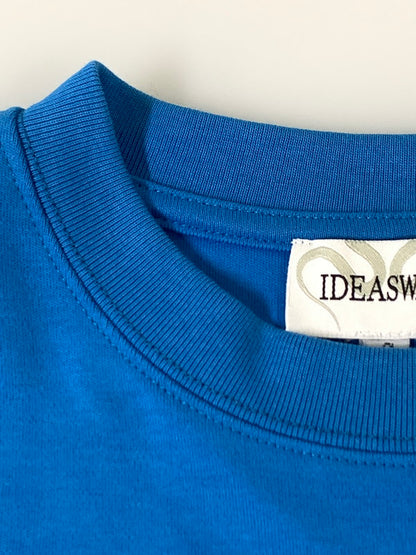 【中古品】【レディース】 IDEASWAM イデアスワム OUROBOROS LOGO TEE ウロボロス ロゴ Tシャツ 半袖Tシャツ トップス 170-260821-yn-09-min サイズ：S カラー：ブルー 万代Net店