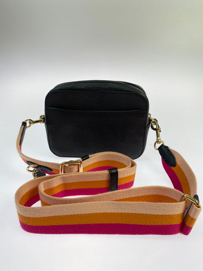 【中古品】【メンズ】 COACH コーチ MINI CAMERA BAG カメラバッグ カバン 180-260821-hu-40-min カラー：ブラック 万代Net店