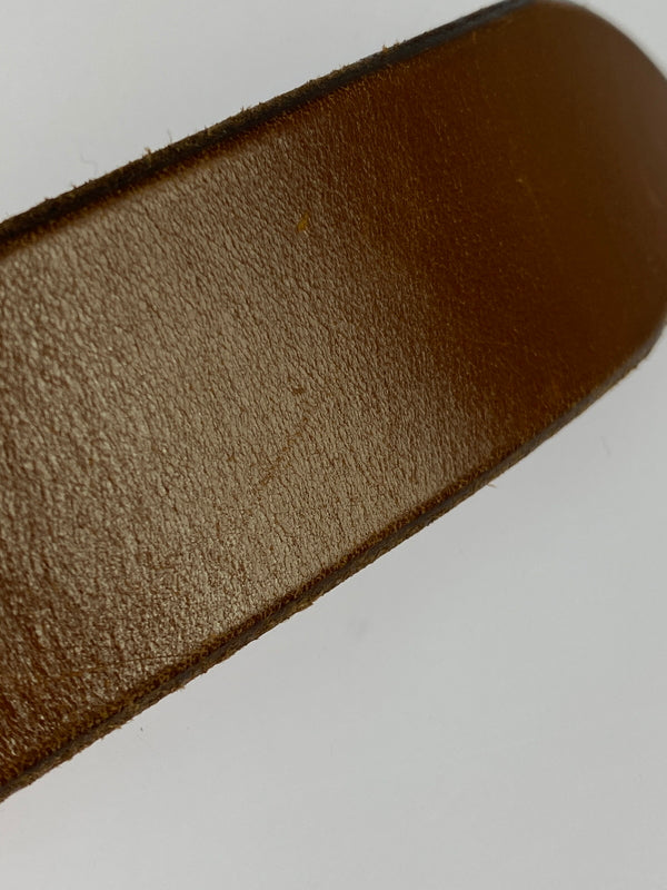【中古品】【メンズ】 J&M DAVIDSON ジェイアンドエムデヴィッドソン LEATHER VELT レザー ベルト 革 アクセサリー 小物 205-260821-hu-15-min カラー：ブラウン 万代Net店