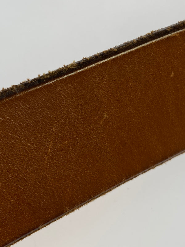 【中古品】【メンズ】 J&M DAVIDSON ジェイアンドエムデヴィッドソン LEATHER VELT レザー ベルト 革 アクセサリー 小物 205-260821-hu-15-min カラー：ブラウン 万代Net店