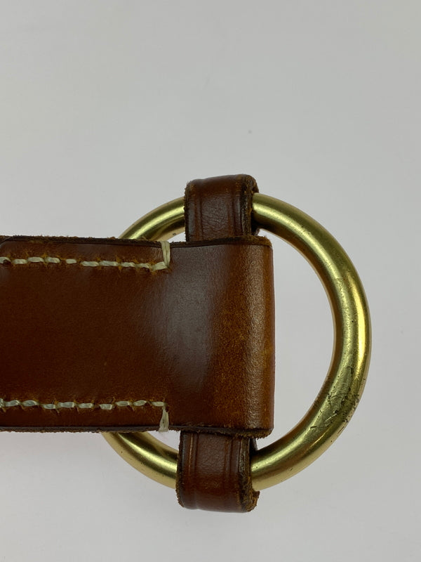 【中古品】【メンズ】 J&M DAVIDSON ジェイアンドエムデヴィッドソン LEATHER VELT レザー ベルト 革 アクセサリー 小物 205-260821-hu-15-min カラー：ブラウン 万代Net店