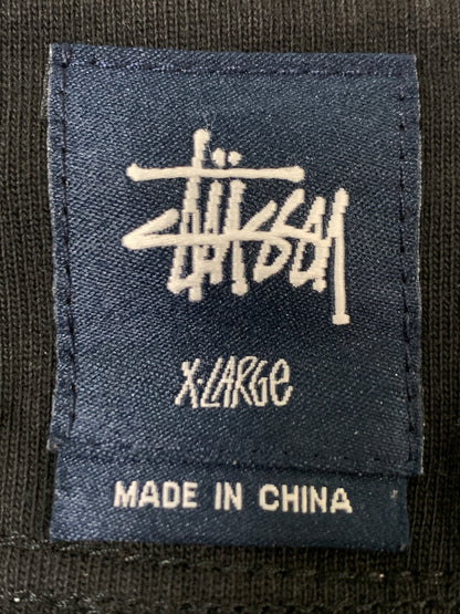 【中古品】【メンズ】 STUSSY ステューシー BASEBALL SHIRT ベースボール シャツ メンズ トップス ユニホーム 前開き ジャージ 142-260820-em-14-min サイズ：XL カラー：ブラック 万代Net店