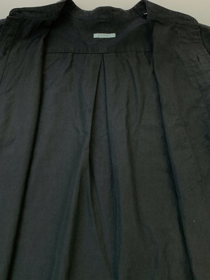 【中古品】【メンズ】 COMOLI コモリ バンドカラーシャツ K01-02005 長袖 シャツ ロングスリーブ 140-260822-hu-22-min サイズ：1 カラー：ブラック 万代Net店
