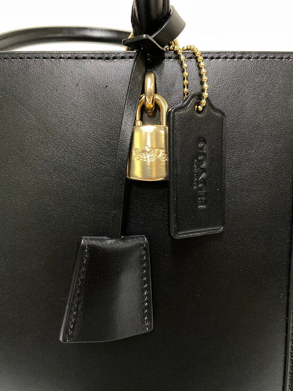 【中古品】【レディース】 COACH コーチ ゾーイ F88037 キャリーオール ハンドバッグ ショルダーバッグ 2WAY レディース バッグ カバン 鞄 レザー 180-260830-em-15-min カラー：ブラック 万代Net店
